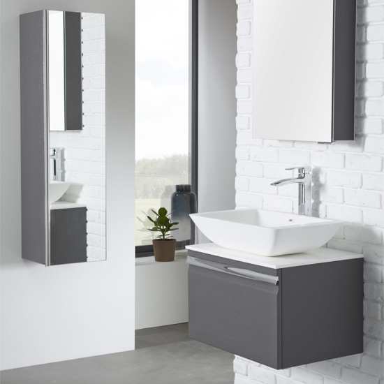 Roper Rhodes Pursuit 600 White Gloss Vanity Unit and Worktop PUR600W SSW6042 #6