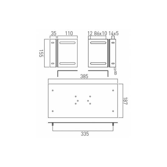 Vado Studfast Concealed Wall Bracket For Mounting Vado Thermostatic Shower Valves In Stud Walls #2