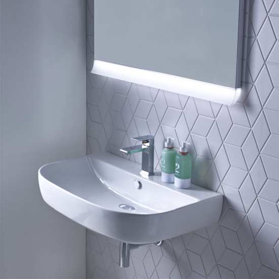 Roper Rhodes Zest 600mm 1 Tap Hole Countertop Basin Z60SB #2