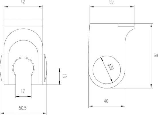 Nuie Wall Bracket A376 #2