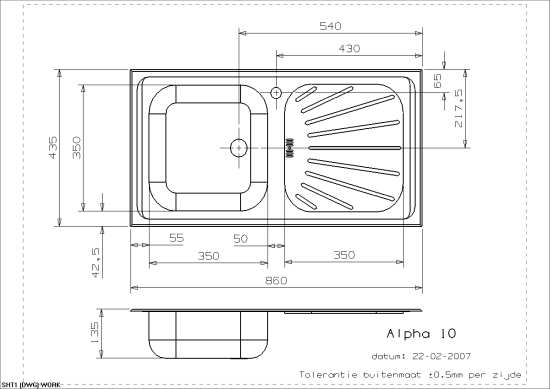 Reginox Alpha 10 Inset Sink ALPHA10 #2