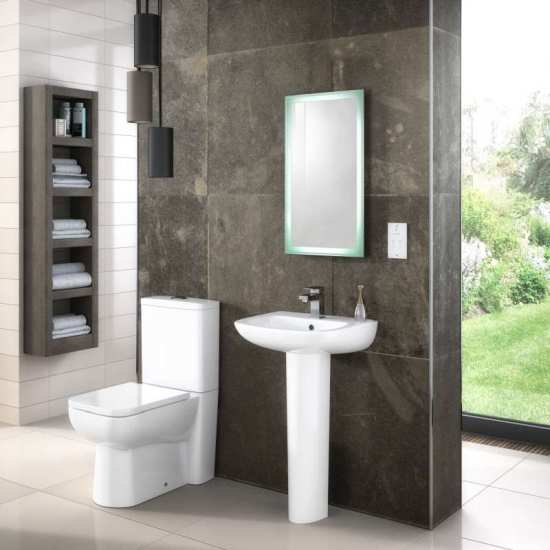 Nuie Pick and Mix Compact Semi Flush to Wall Pan, Cistern and Seat CPC020 #3