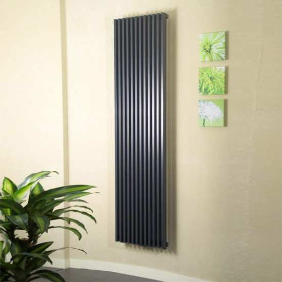 Apollo Bassano Vertical Double Contemporary Designer Radiator 1800 x 465mm BAVD18H465 #2
