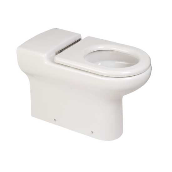 RAK Compact Extended 455 Rimless Back To Wall WC Pan 365 x 700 CO20AWHA #2