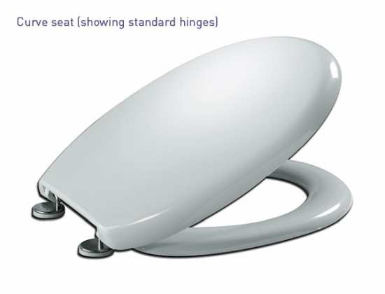 Roper Rhodes Curve Toilet Seat White Soft Close #2