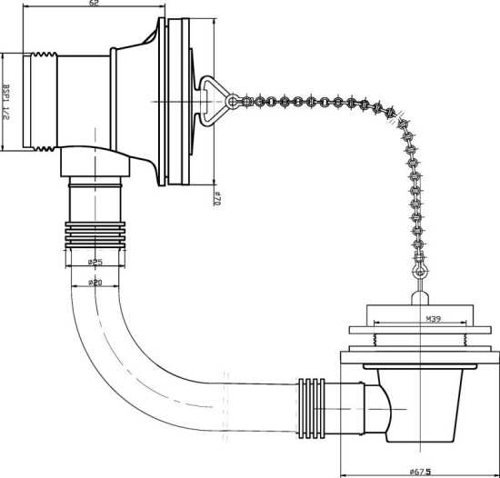 Nuie Bath Waste E396 #2