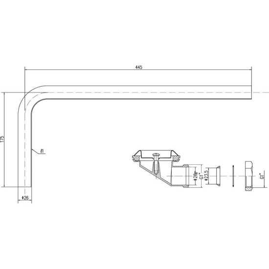 Hudson Reed Bath Waste EA381 #2