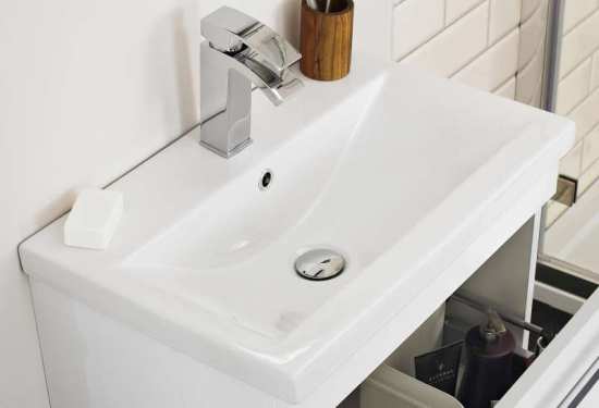 Nuie Eden Floor Standing 600mm Cabinet and Basin 1 VTMW600E #3