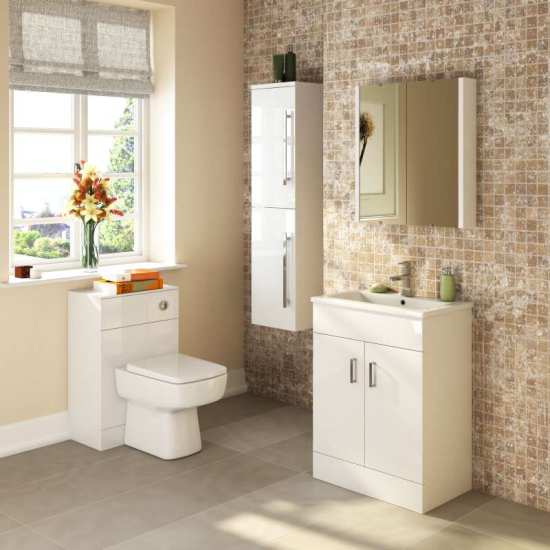 Nuie Eden Floor Standing 600mm Cabinet and Basin 2 VTMW600 #4