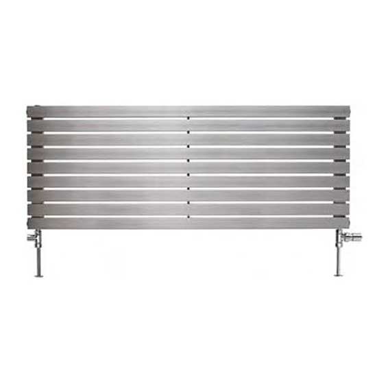 Apollo Ferrara Stainless Steel Designer Radiator 1200 x 300mm F12SS5S #2