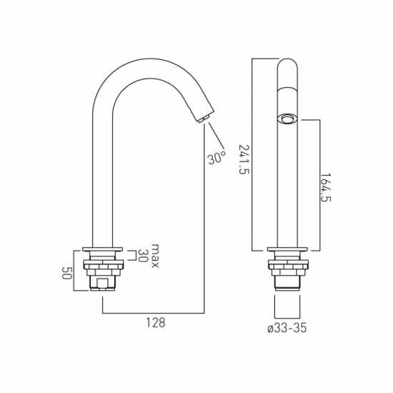 Vado I Tech Infra Red Spout Tap IRDSPOUTCP #2