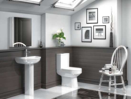 Nuie Harmony 500mm Basin and Pedestal CHM002 #4