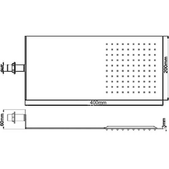 Hudson Reed Fixed Head HEAD47 #2