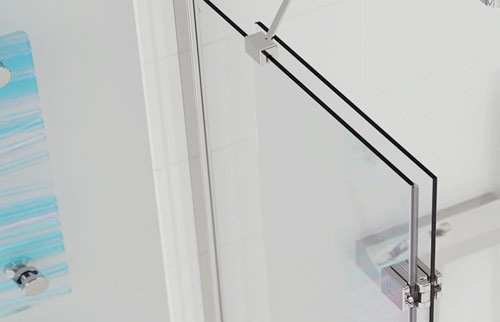 Kudos Inspire 6mm Two Panel In Fold Bath Screen #4