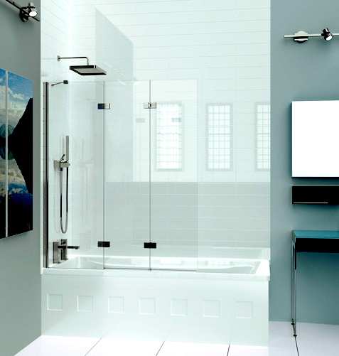 Kudos Inspire Three Panel In Fold Bath Screen #3