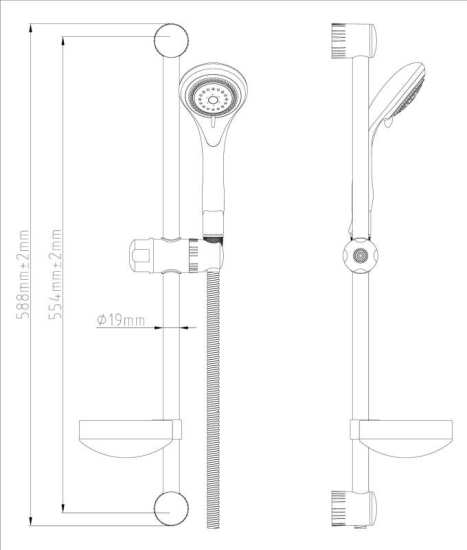 Nuie Slide Rail Kit JTY034 #2