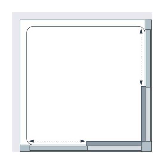 Lakes Coastline Malmo Corner Entry Shower 750mm x 750mm #3