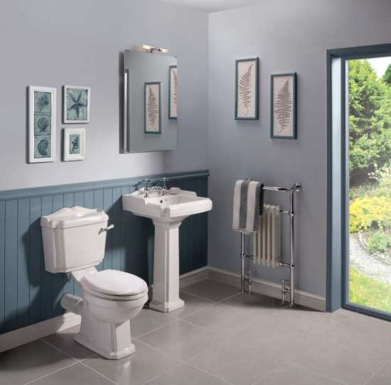 Nuie Legend 580mm Basin and Pedestal CLG004 #3