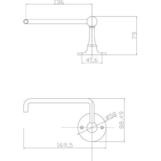 Nuie Toilet Roll Holder LH317 #2