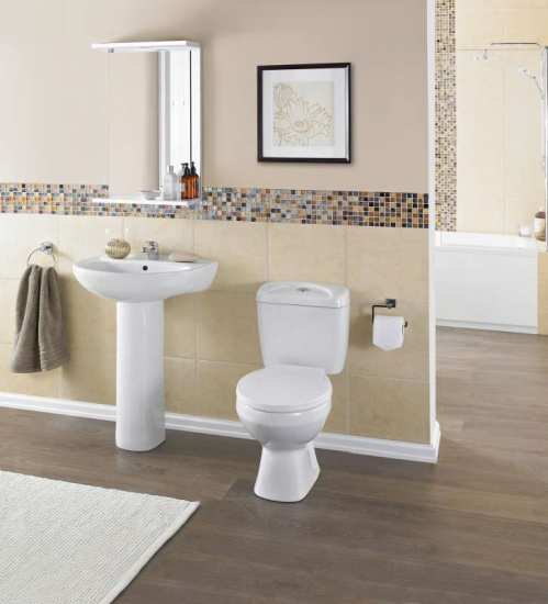 Nuie Melbourne 550mm Basin and Pedestal CML002 #3