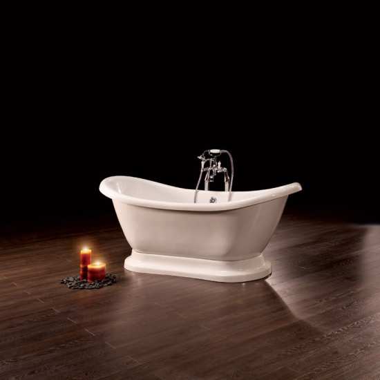 Royce Morgan Melrose 1700 x 700mm Freestanding Bath With Plinth #3