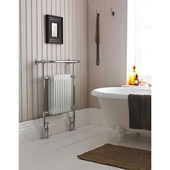 Hudson Reed 965 x 673mm Heated Towel Rails Harrow Traditional Radiator MTY022 #3