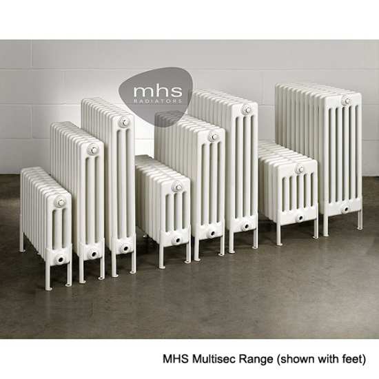 MHS Multisec Wall 600mm High x 806mm Wide 3 Column Radiator #2