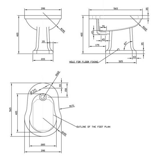 Hudson Reed Richmond Bidet NCS830 #2