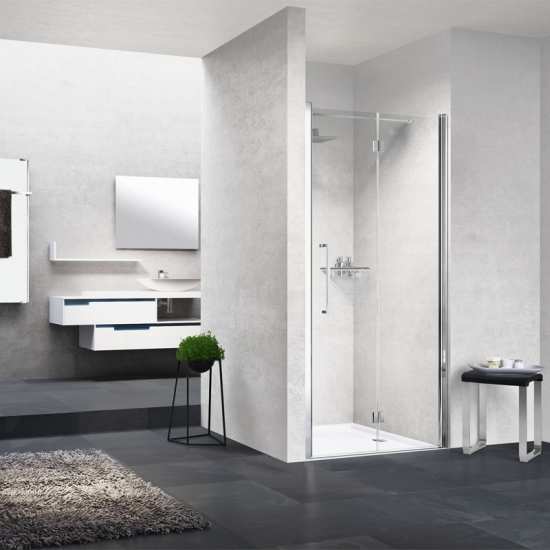 Novellini Young 1BS Bifold Shower Door 1200 Right Hand Y21BS117D 1K #2