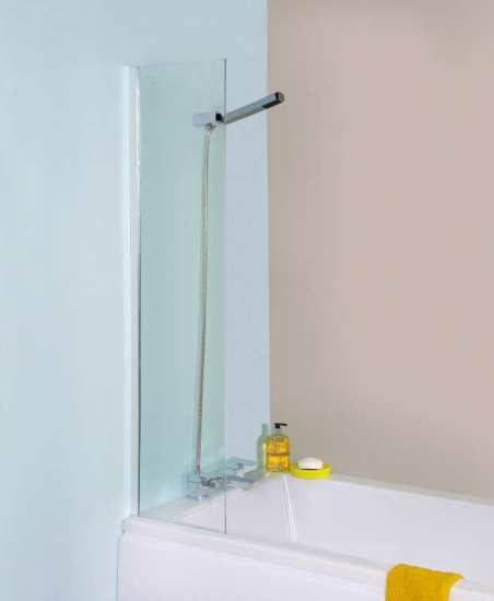Nuie Straight 350mm Fixed Bath Screen NSSF1 #3