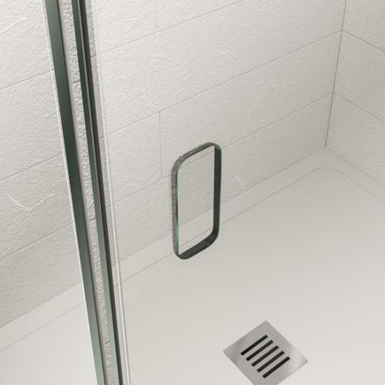 Kudos Pinnacle8 800 Corner Shower Enclosure Hinged Door with Inline Panel #5