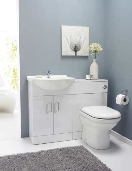 Nuie Cloakroom Packs Cloakroom Furniture Pack Round Basin SAT001 #3