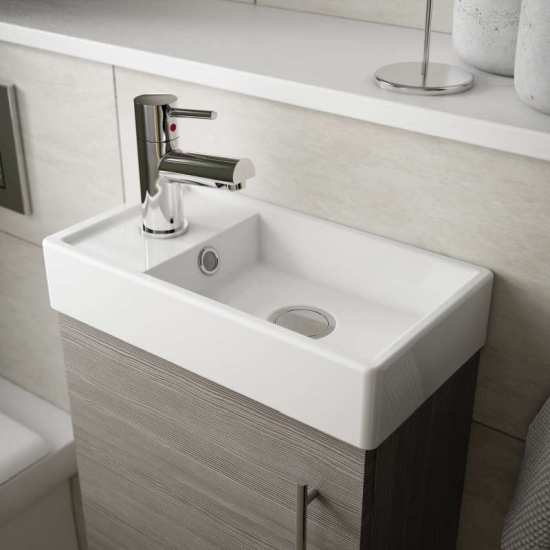 Nuie Vault Floor Standing 400mm Cabinet and Basin MIN014 #3