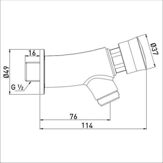 Bristan Single Soft Touch Timed Flow Tap Z2 BIB C #2